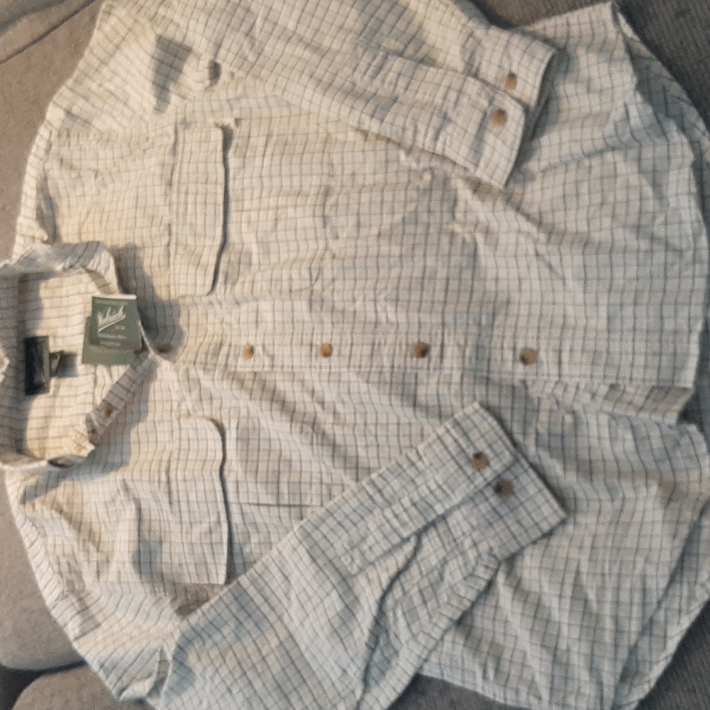Men Plaid Button Up Woolrich
